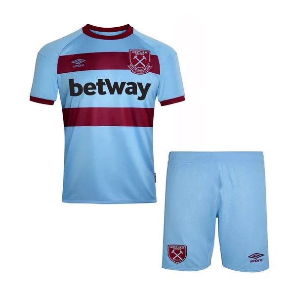 Camiseta West Ham United Segunda Equipación Niños 2020-2021 Azul